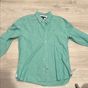 Men's Tommy Hilfiger Green Shirt